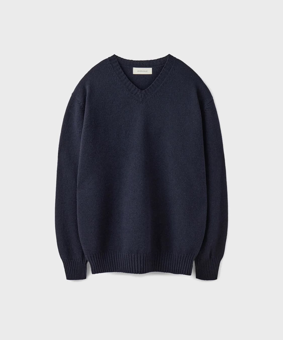 유니온블루/캐시미어울브이넥 네이비/XL 상품이미지1
