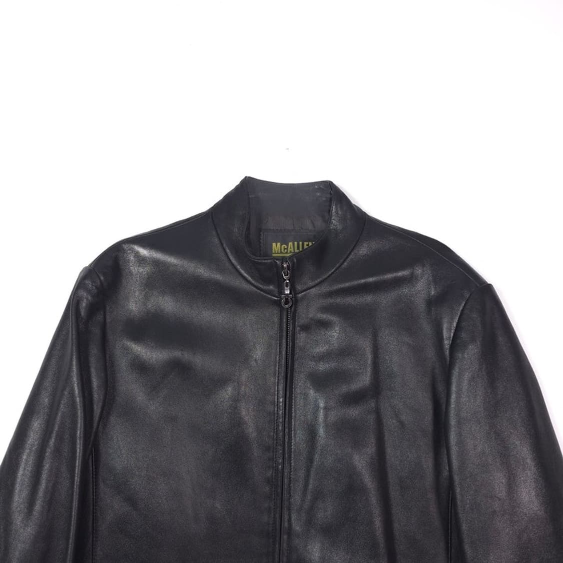 MCALLEN 미니멀 리얼 양가죽 집업 자켓 2XL 상품이미지3