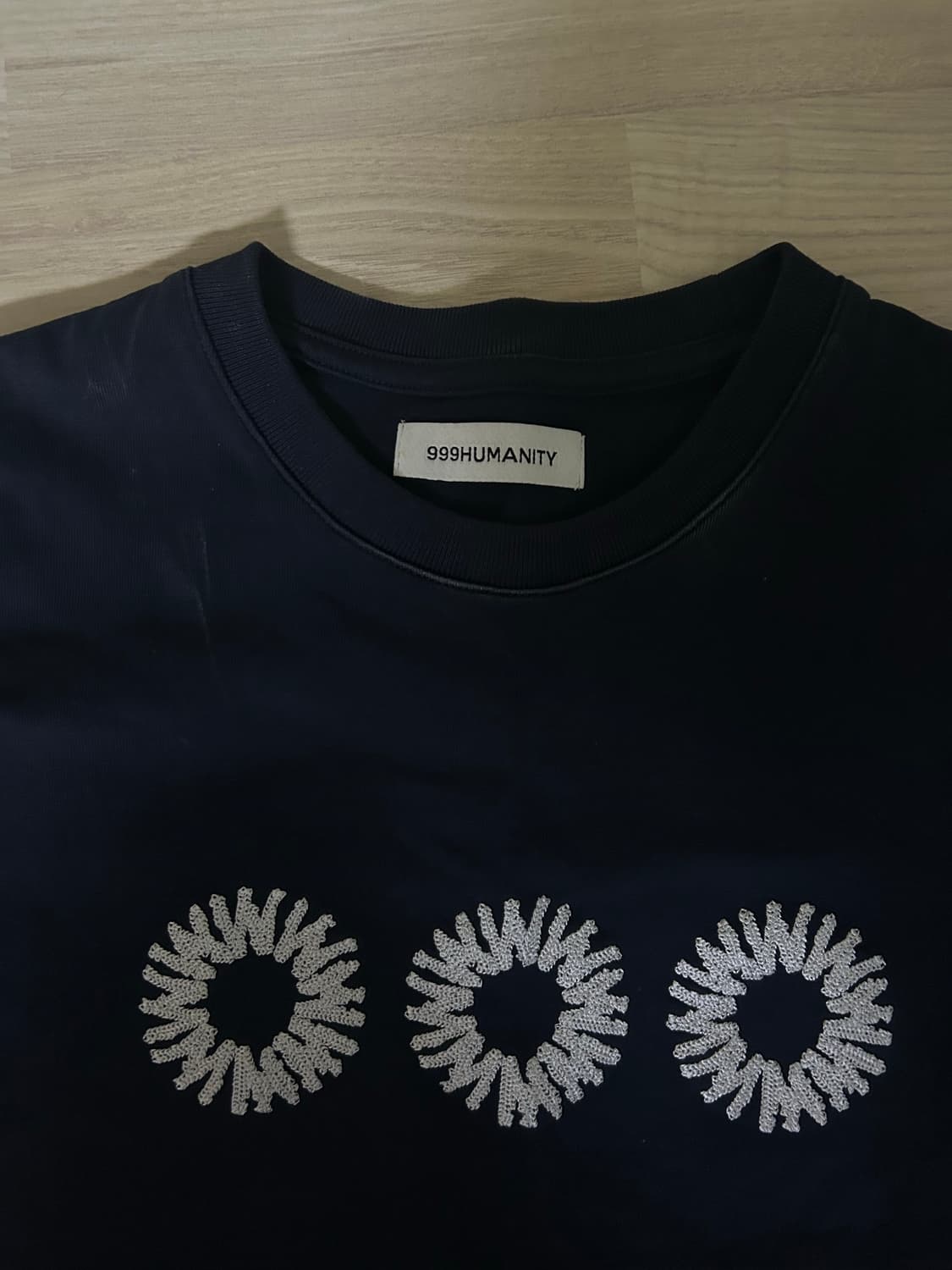 999휴머니티 반팔 네이비 0사이즈(WOMEN) 상품이미지2