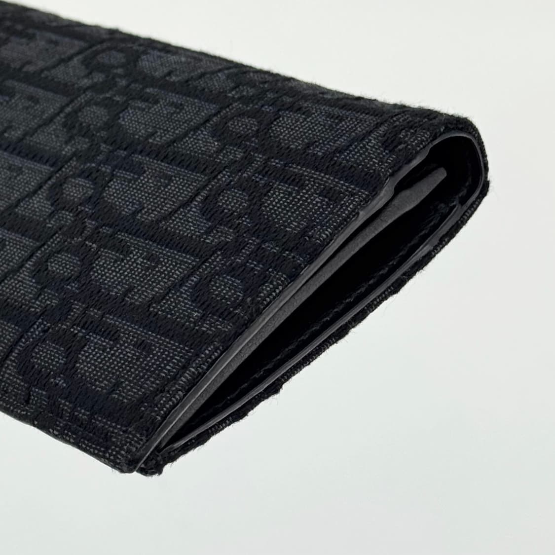 디올 오블리크 버티컬 남성 장지갑 블랙 (2OBBC002) 상품이미지6