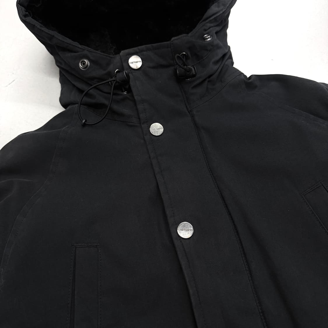 칼하트 WIP 가죽패치 트래퍼 파카 상품이미지3