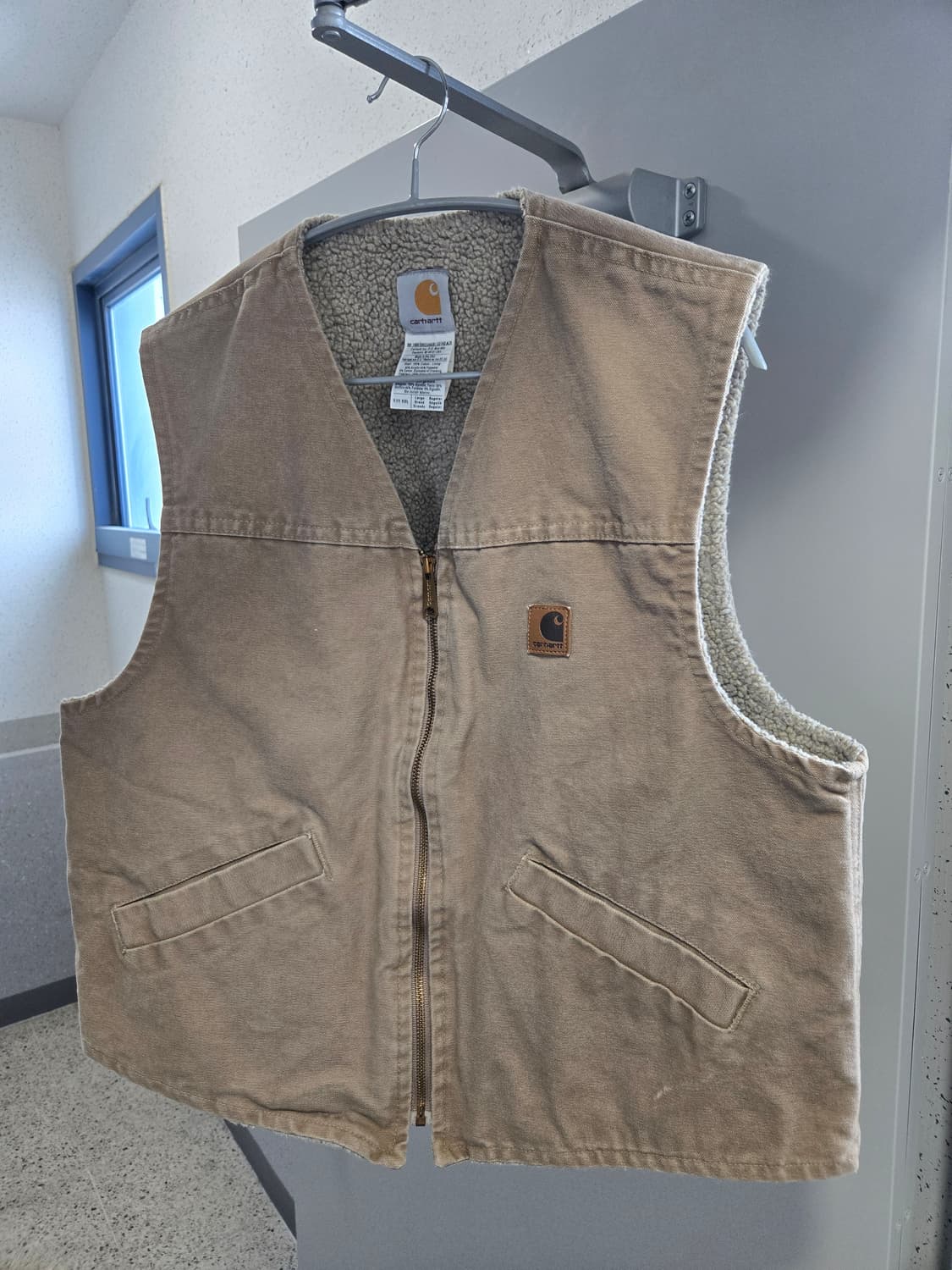 칼하트 베스트 V13 샌드스톤 덕 캔버스 SDL 조끼 상품이미지2