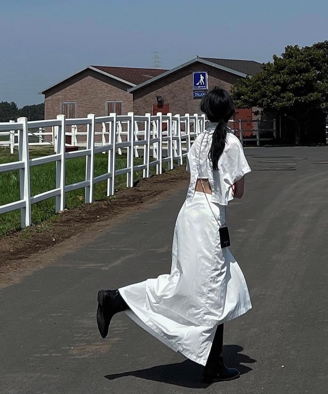 트리밍버드 레이어드 랩 스커트 상품이미지5