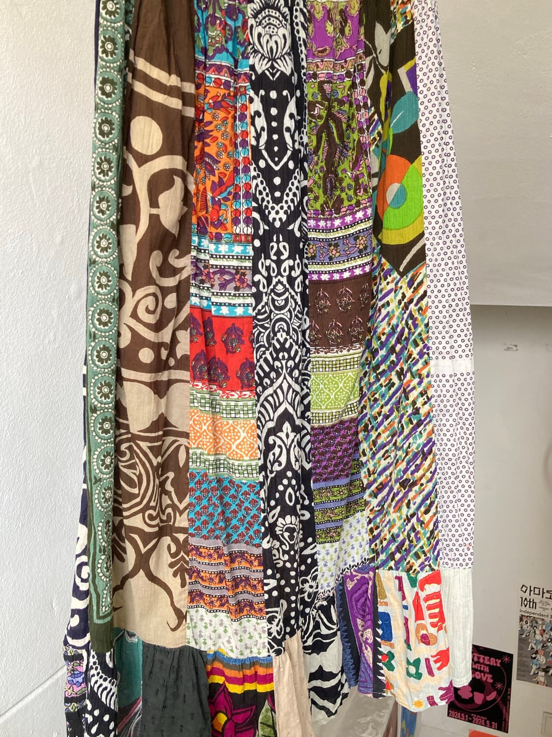 코튼 100 레이어드 모리걸 롱 스커트 상품이미지7