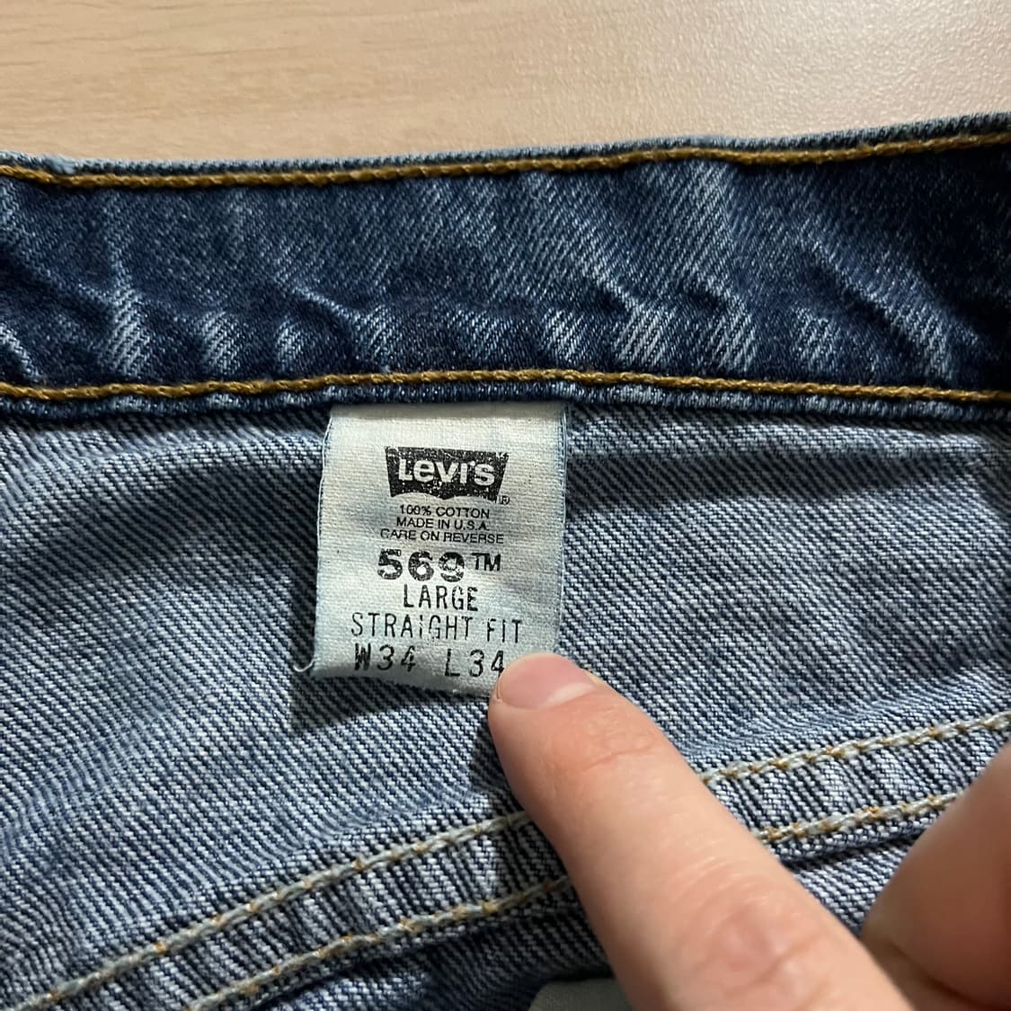 [34X34] 90s 빈티지 리바이스 569 상품이미지2