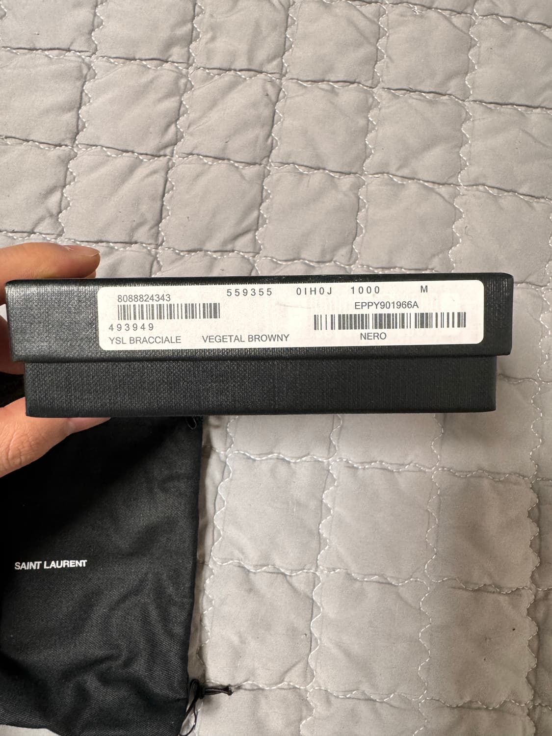 생로랑 모노그램 로고 팔찌 M 상품이미지5