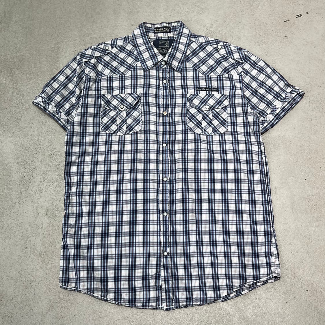 스카치앤소다 체크하프셔츠 s10589 상품이미지1
