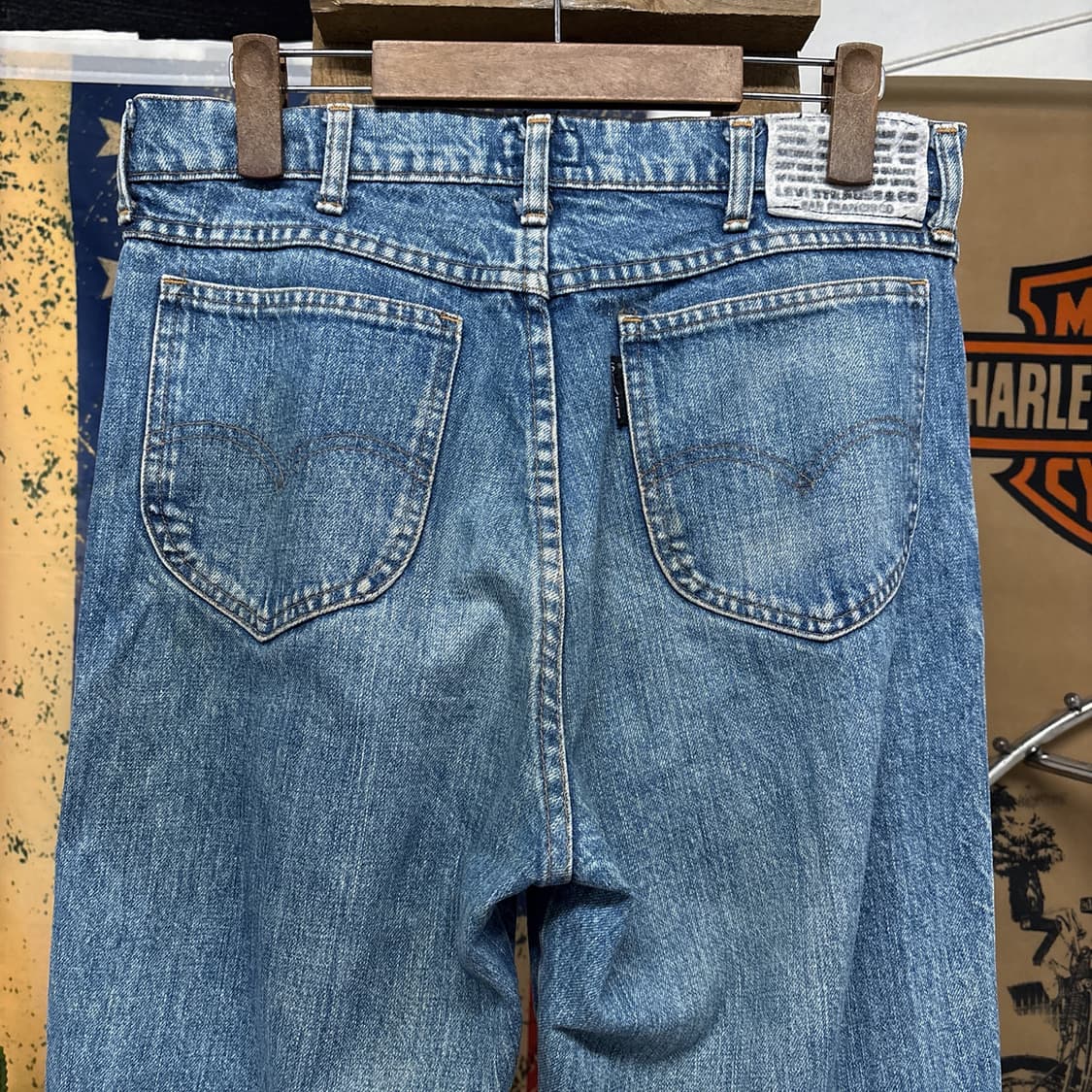 90s 리바이스 실버탭 루즈 스트레이트 데님팬츠 N1191   상품이미지5