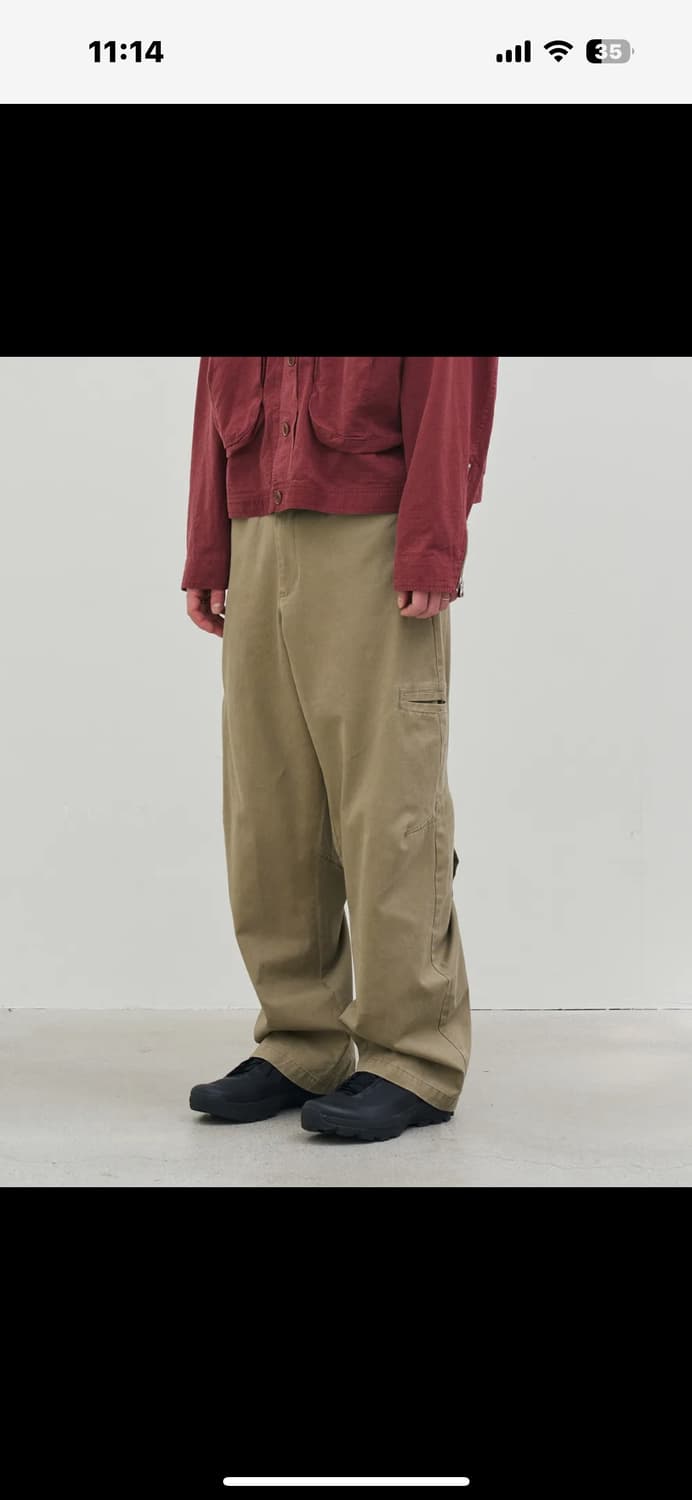 노운 back adjust pants (beige) 상품이미지1