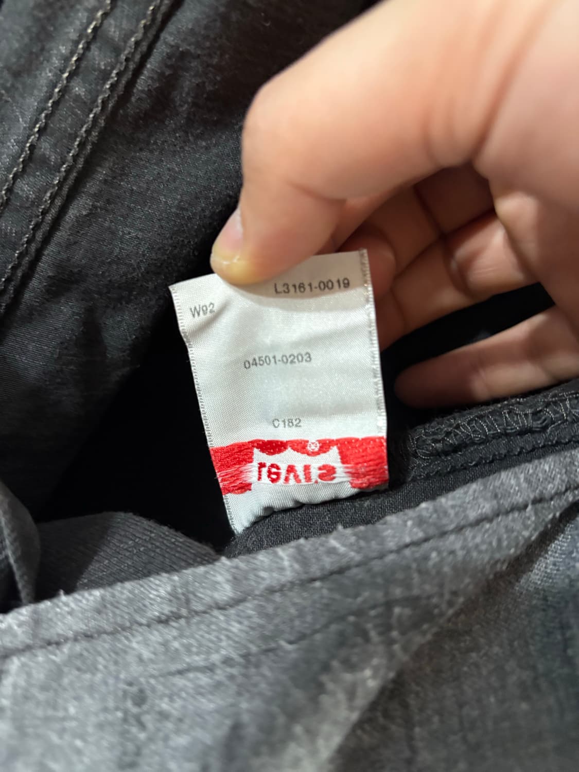 00‘s Levis Black 501 Denim pant.  상품이미지5