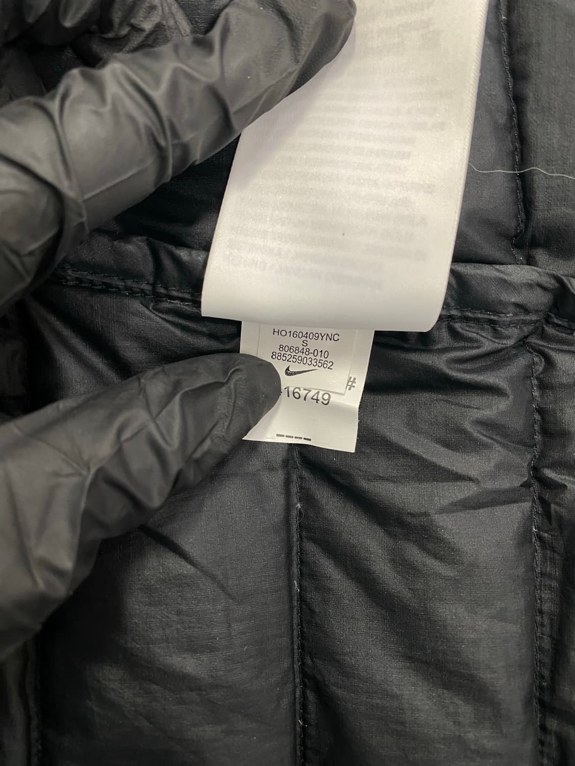 나이키 에어로로프트 테크팩 언발란스 경량패딩 자켓 (S) 상품이미지6