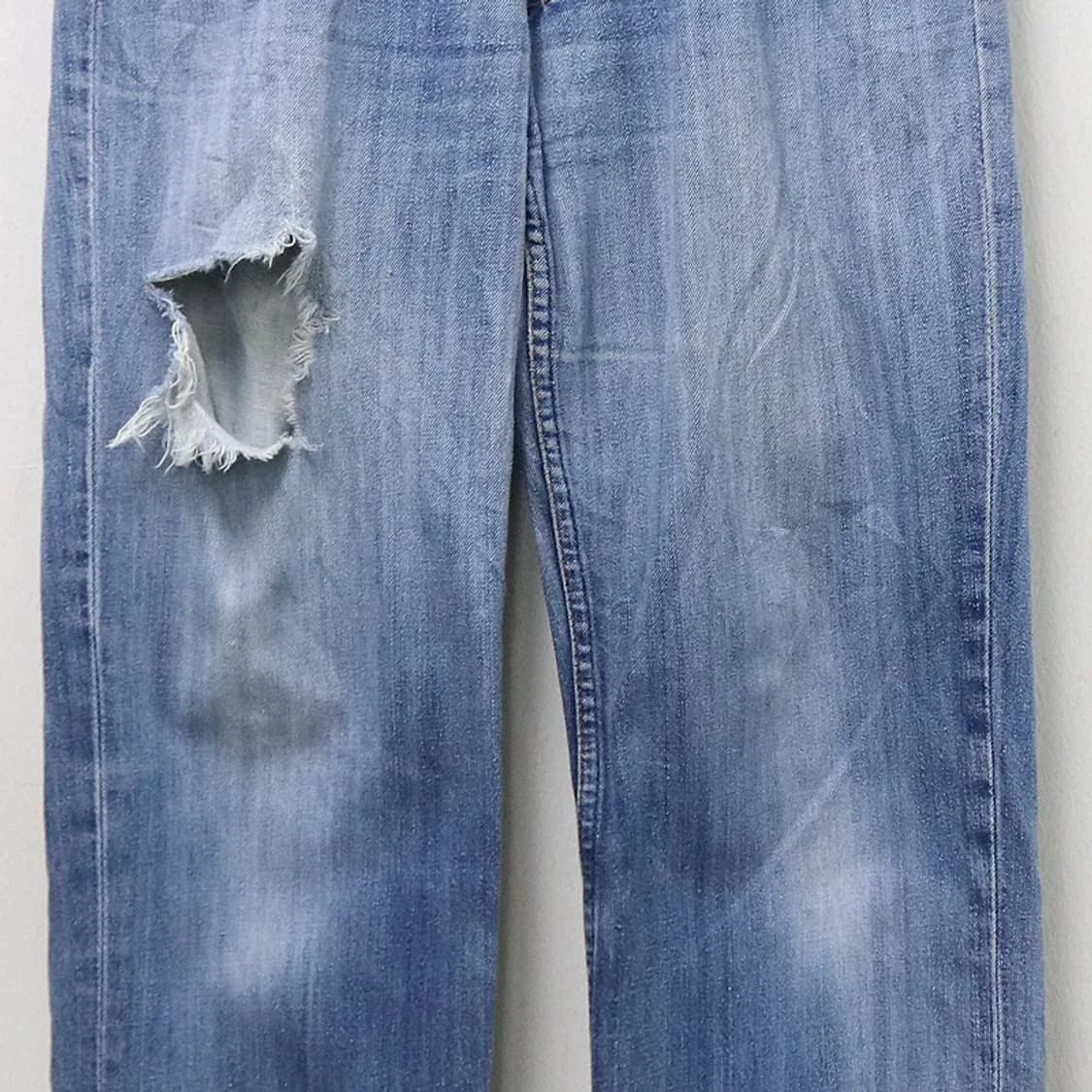 90'S 리바이스 502 Y2K 데미지 데님팬츠 61381 상품이미지4