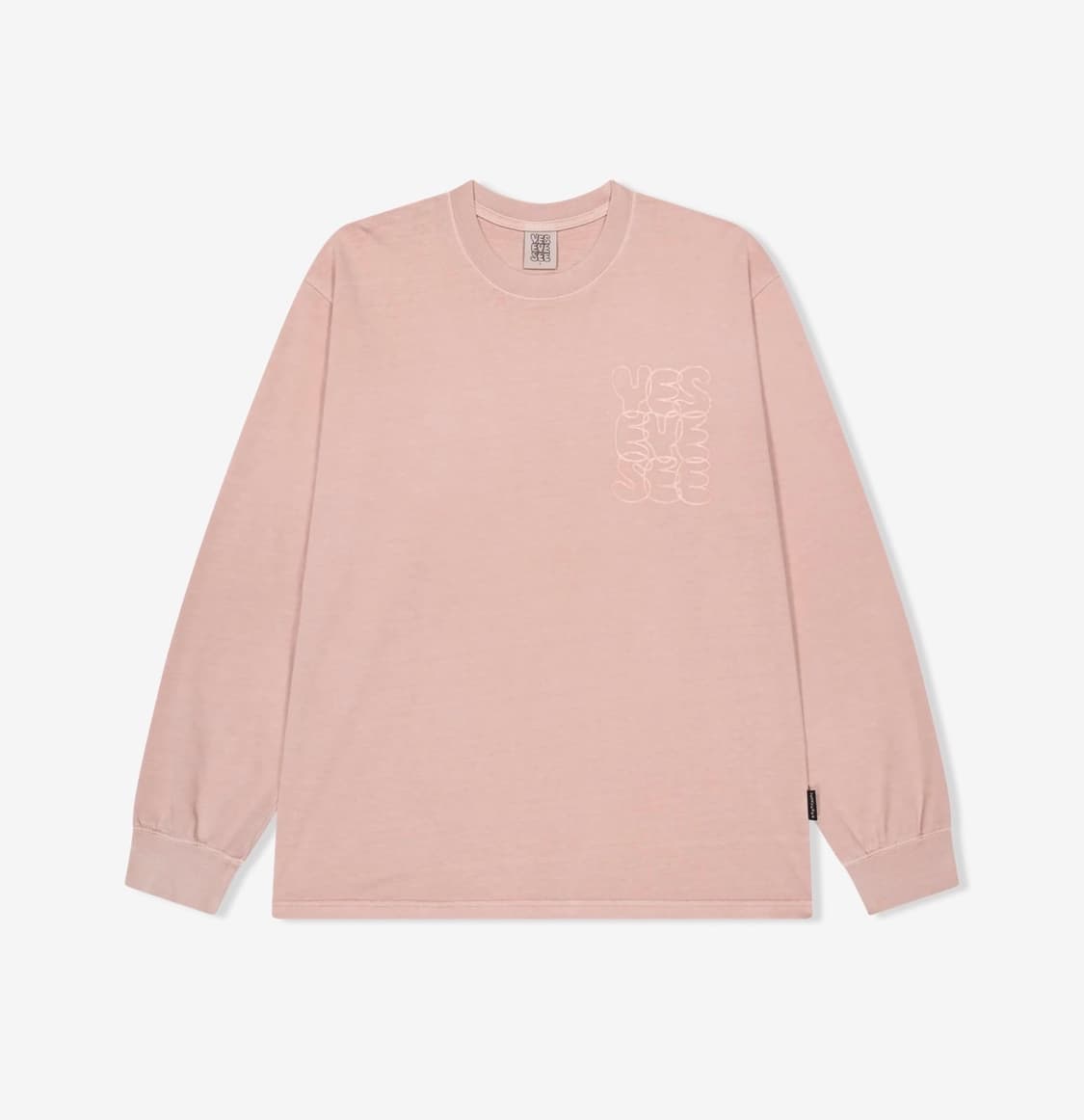 구해요) C-Logo Pigment L/S Pink 상품이미지1
