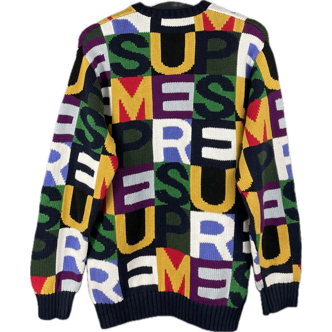 [S] 슈프림 빅레터스 멀티컬러 스웨터 니트 상품이미지2