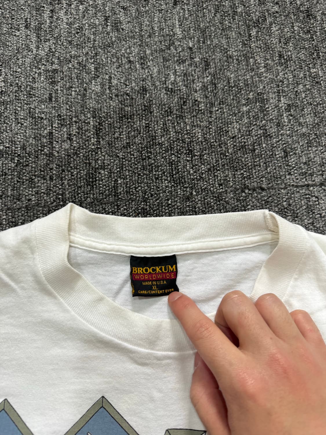 90s USA AC/DC 1996 월드투어 밴드 티셔츠 브로컴택 XL 상품이미지3