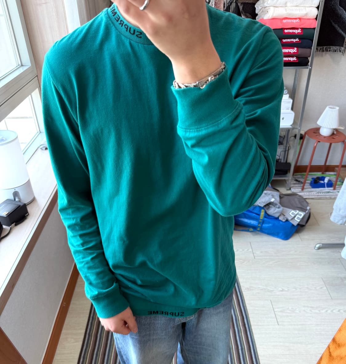 슈프림 립 롱슬리브 티셔츠 상품이미지1