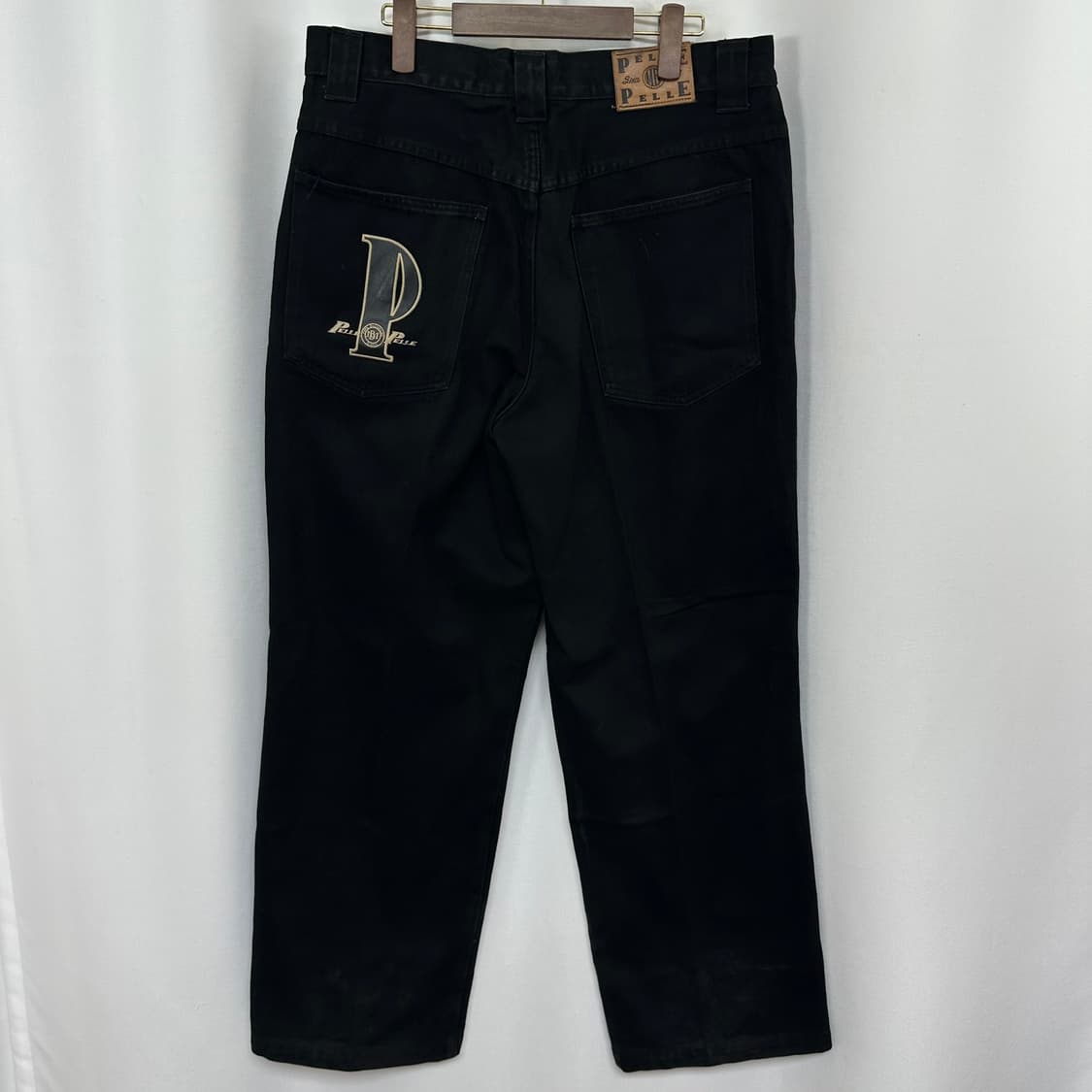   PELLE 남자 검정 청바지 와이드 빅사이즈 38(36인치정도) 상품이미지4