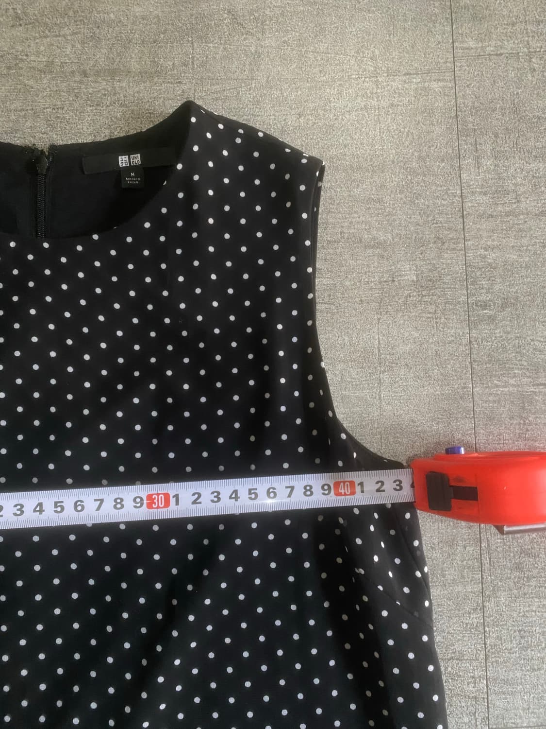 Uniqlo 유니클로 달천깔페어리 도트땡땡이 슬립플리츠원피스 상품이미지3