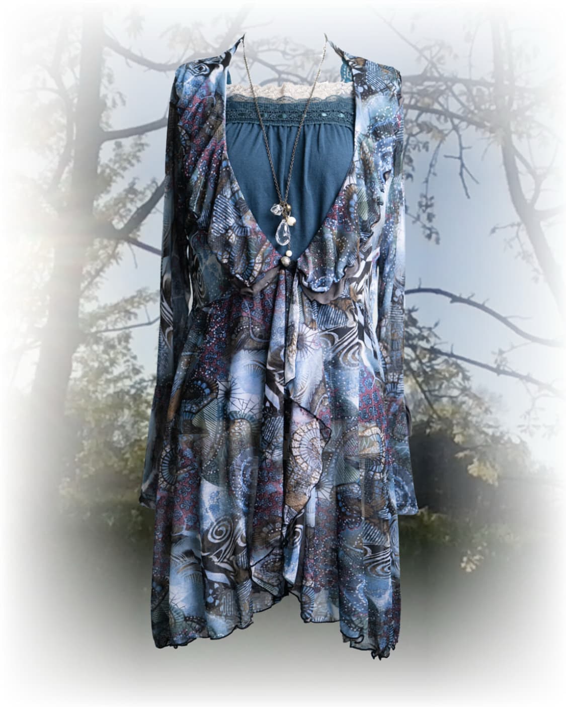 witch blue cardigan 상품이미지1