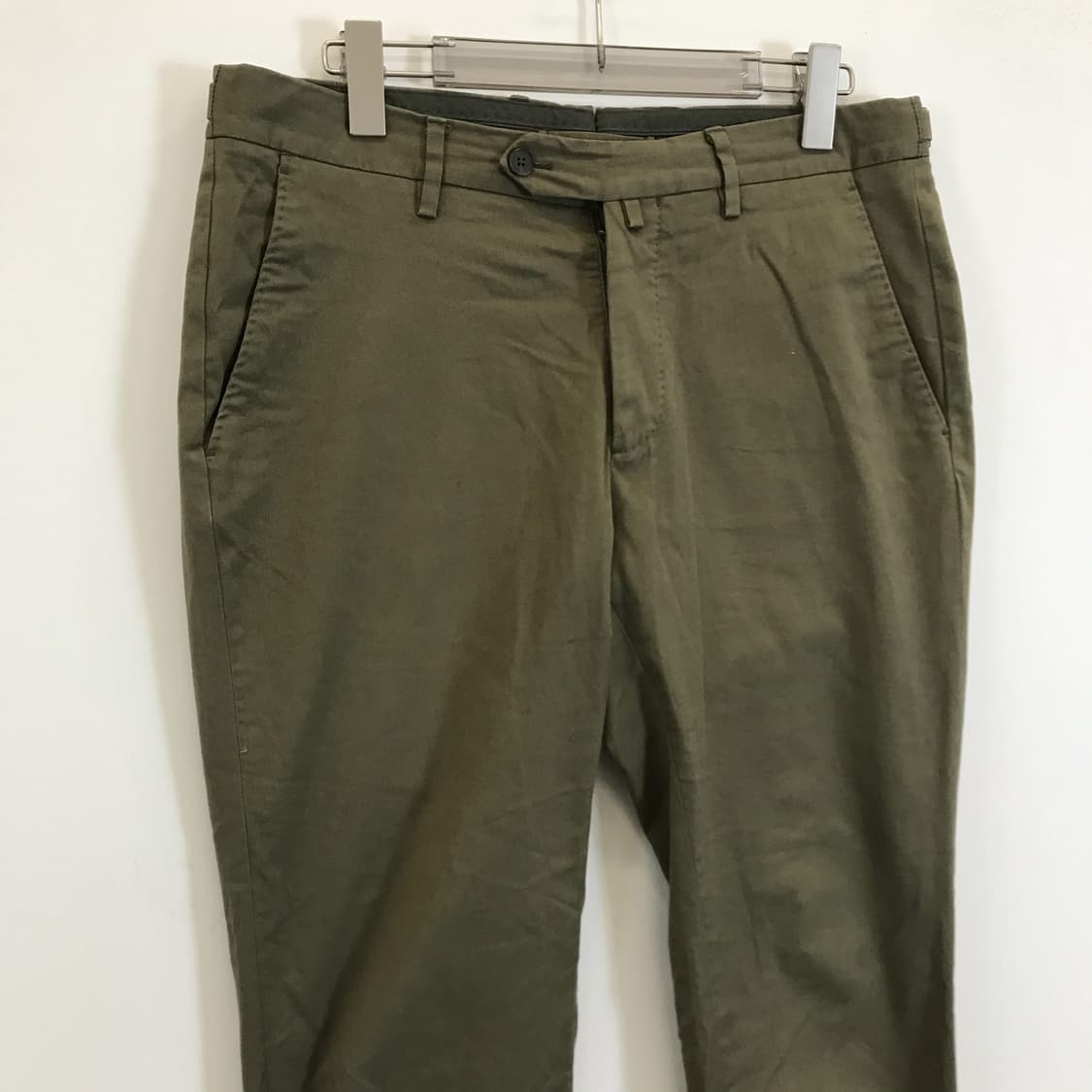 마시모두띠 카키 코튼 치노팬츠 [32인치] 상품이미지2