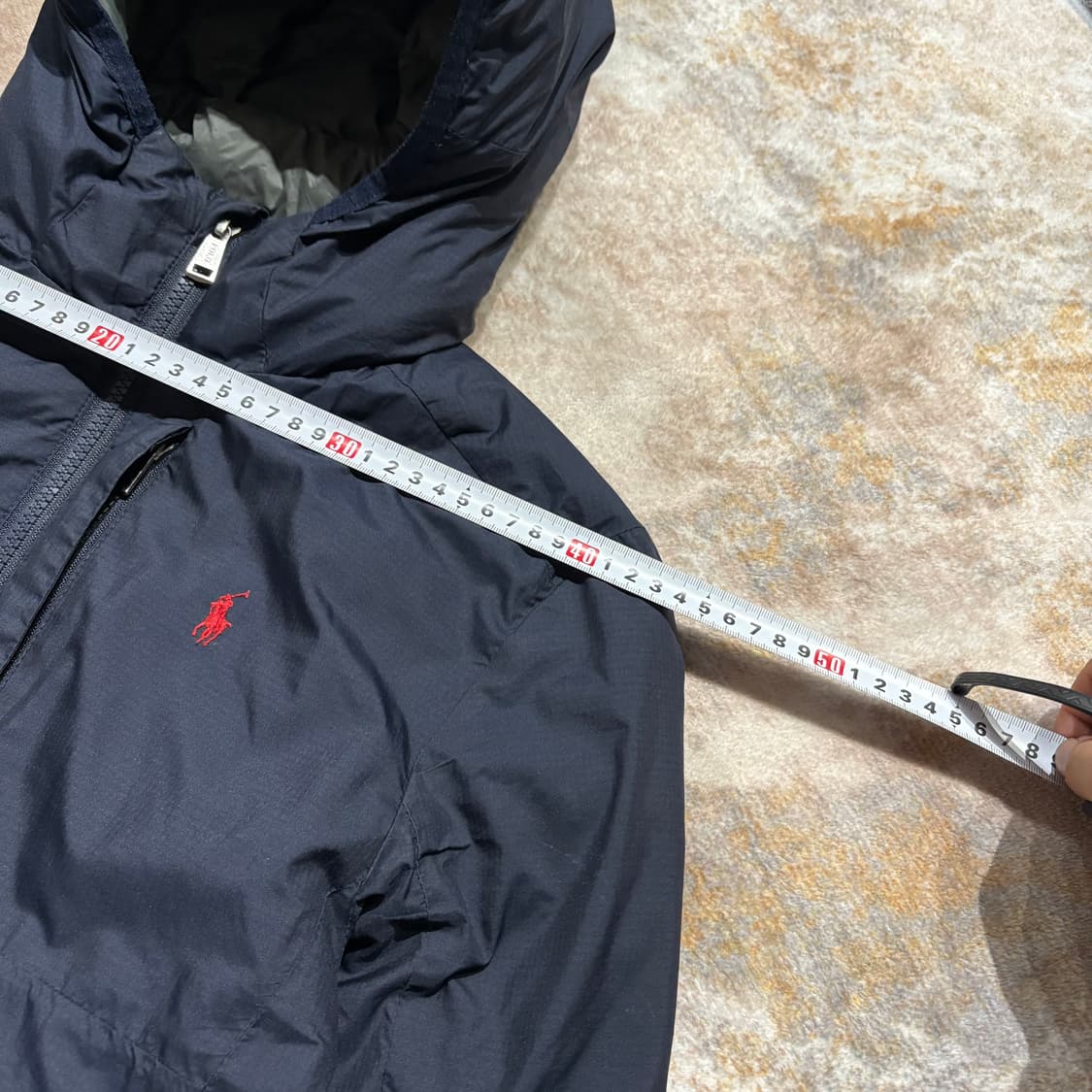 폴로 빈티지 경량 후드패딩 자켓 상품이미지5