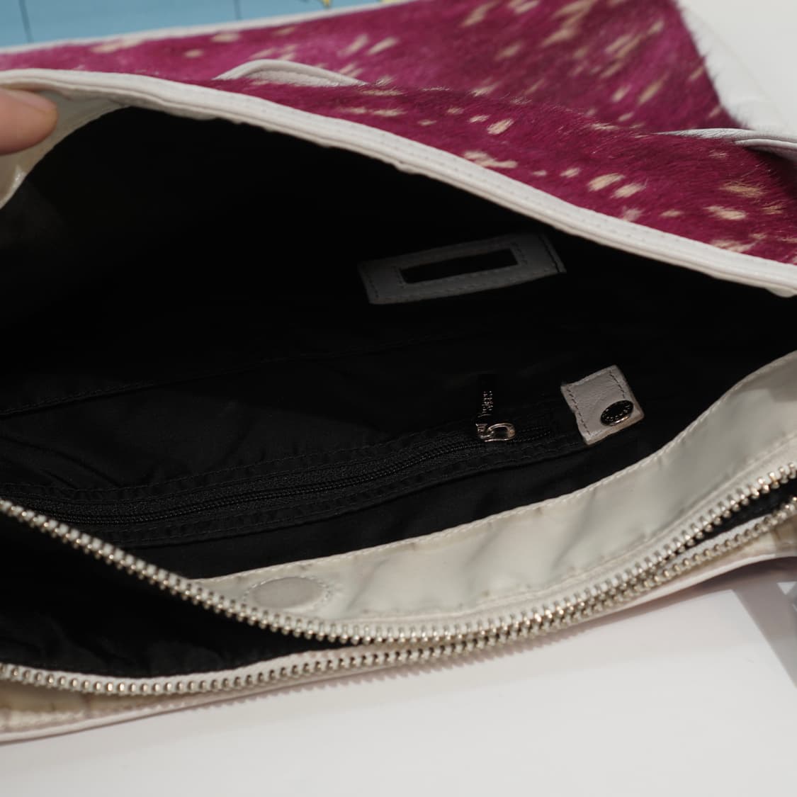 요지야마모토 Ysaccs 포니 헤어 레더 백 상품이미지9