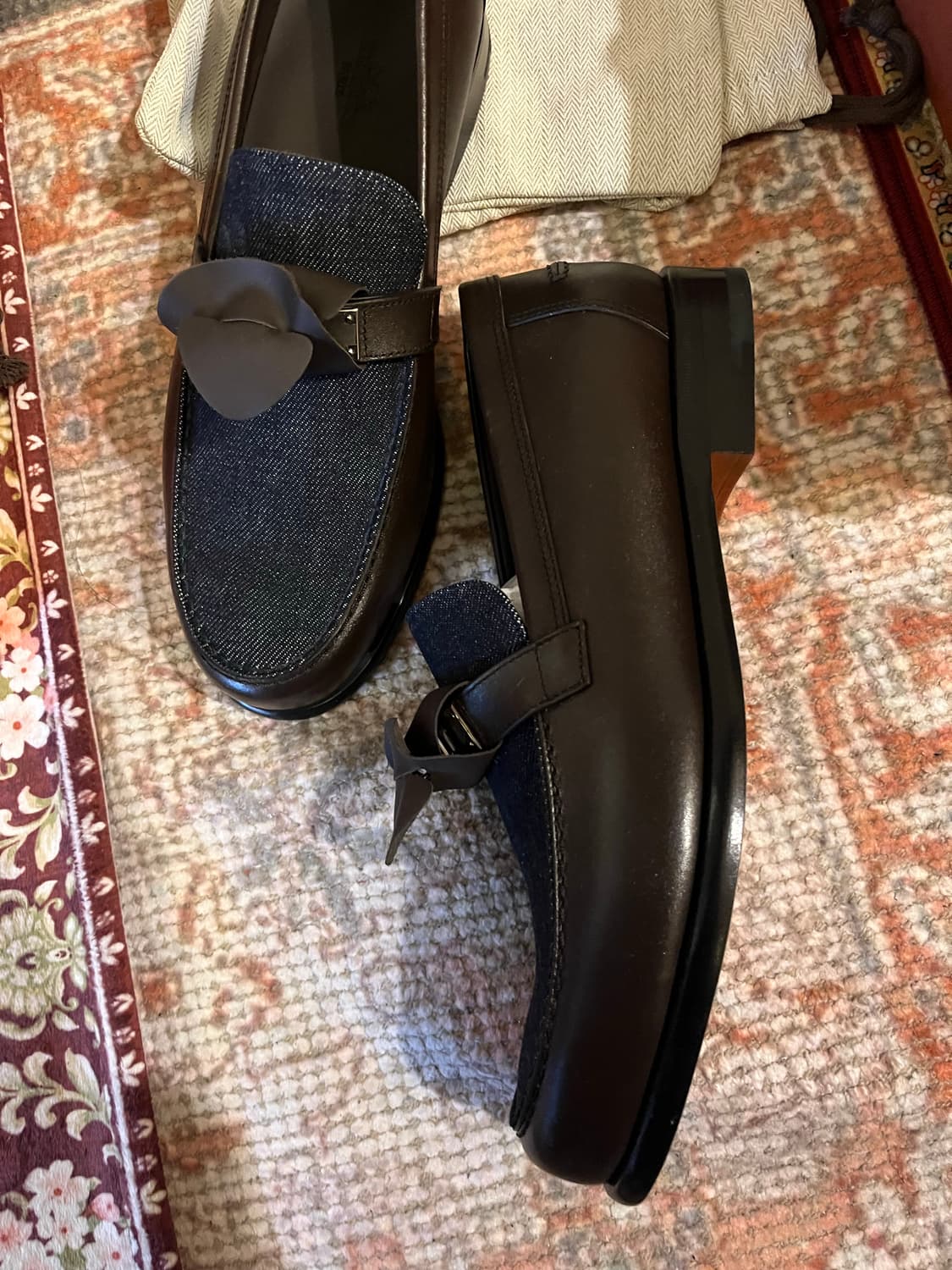 에르메스 켈리버클 데님로퍼 상품이미지2