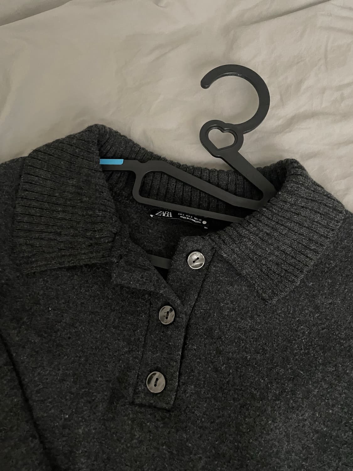 Zara(자라) 소프트 폴로 칼라 스웨터셔츠 상품이미지3