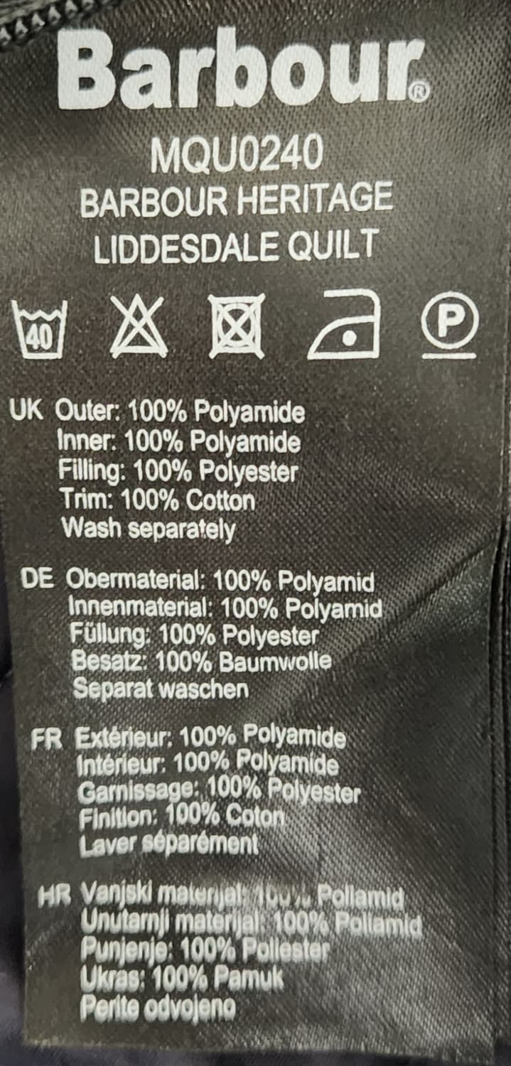 바버 퀼팅 자켓 M 상품이미지5