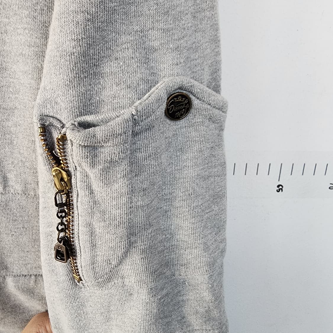 디젤 회색 집업 자켓 상품이미지9