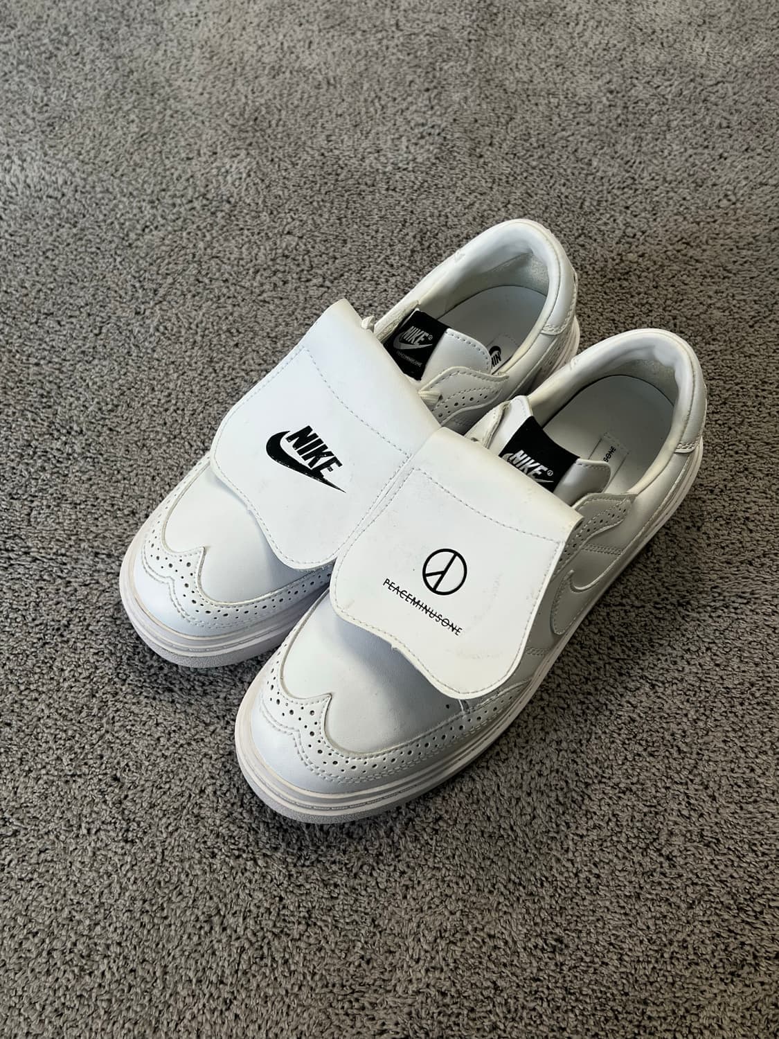 (260) 나이키X피스마이너스원 권도1 화이트 상품이미지2