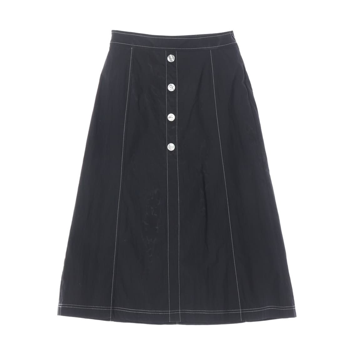 에잇세컨즈 코튼 나일론 스티치 버튼 스커트 M 상품이미지1