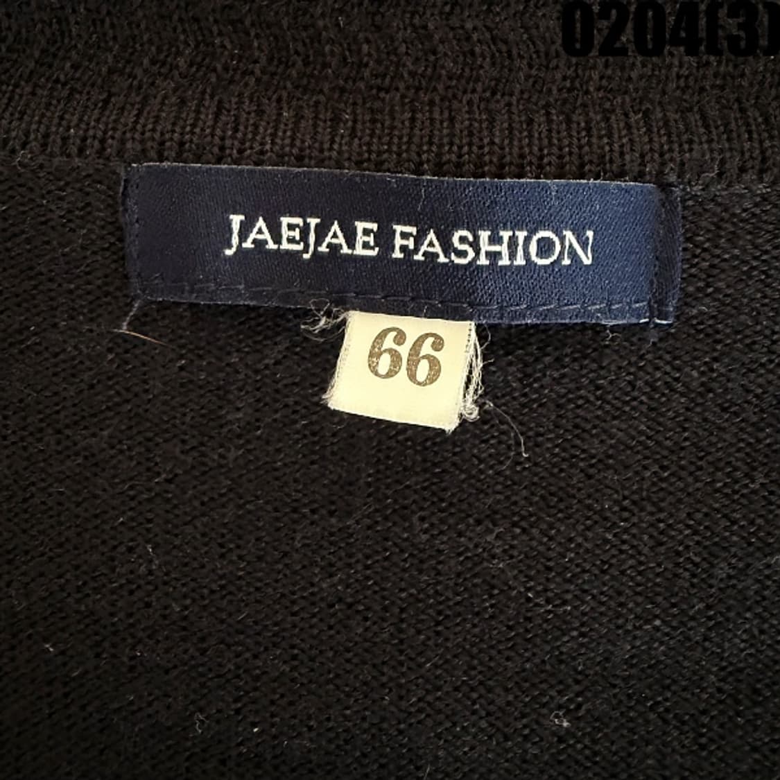 [66] 재재패션 여성 울혼방 브이넥 퍼프소매 니트 가디건 0204(3) 상품이미지4