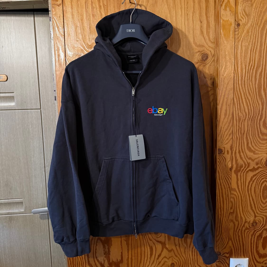 발렌시아가 X 이베이(ebay) 콜라보 후드 집업 XXL 상품이미지1