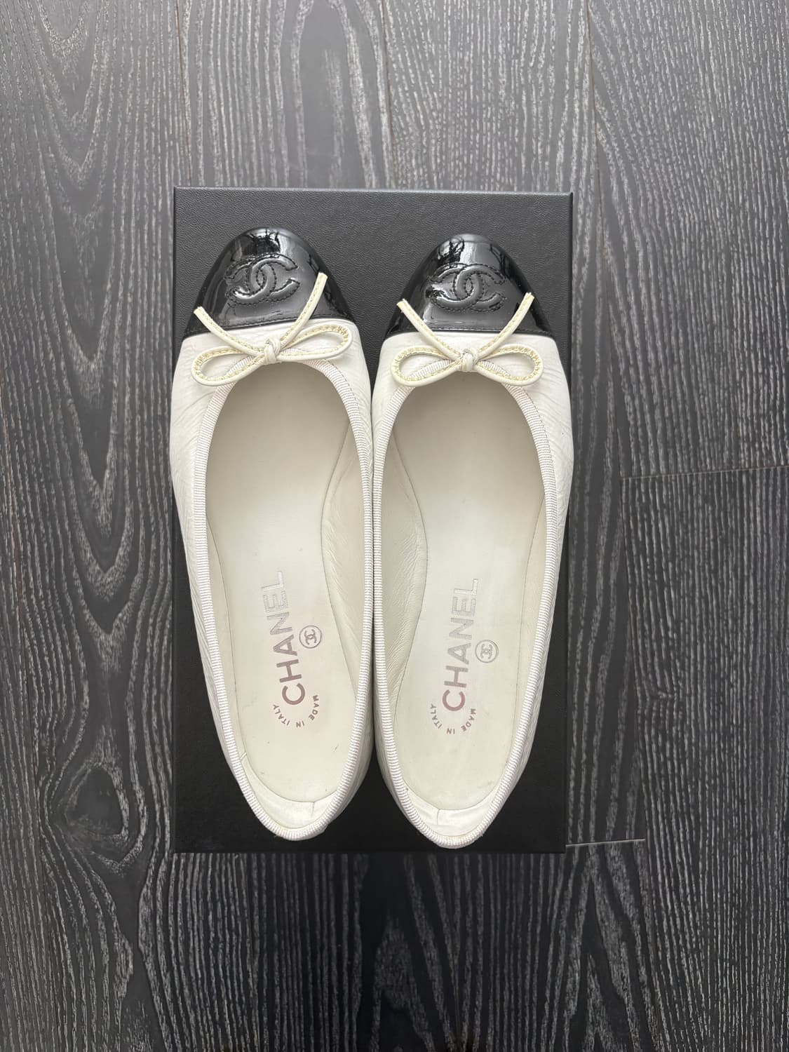 샤넬 발레리나 플랫 에나멜 (37.5) 상품이미지1