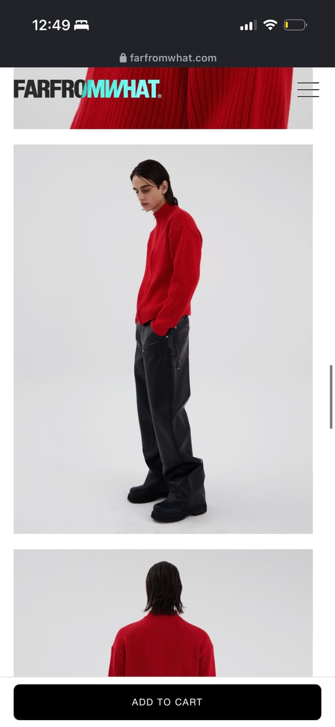 파프롬왓 레드집업 상품이미지3