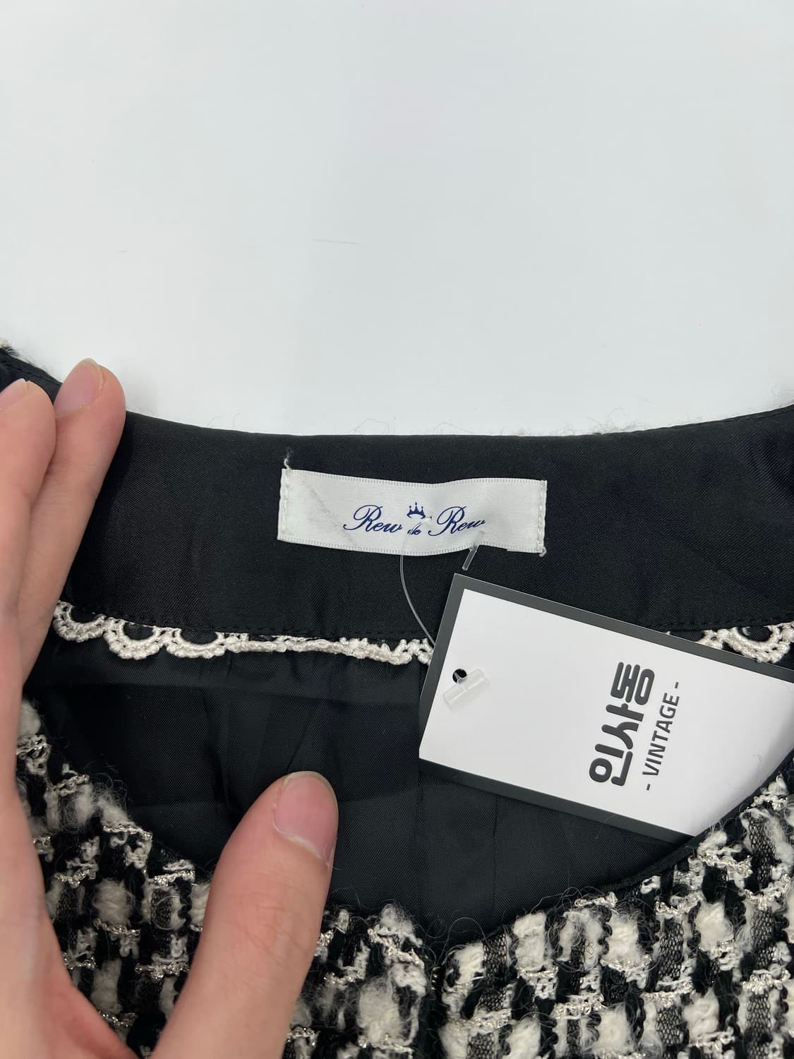 빈티지 트위드 자켓 상품이미지3