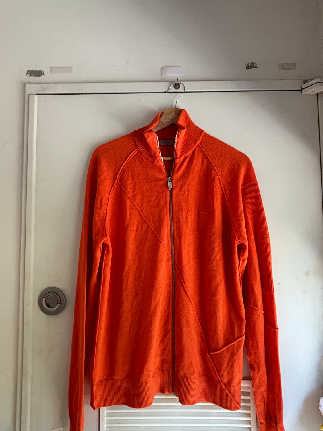 A-COLD-WALL orange knit zip up cardigan 상품이미지2