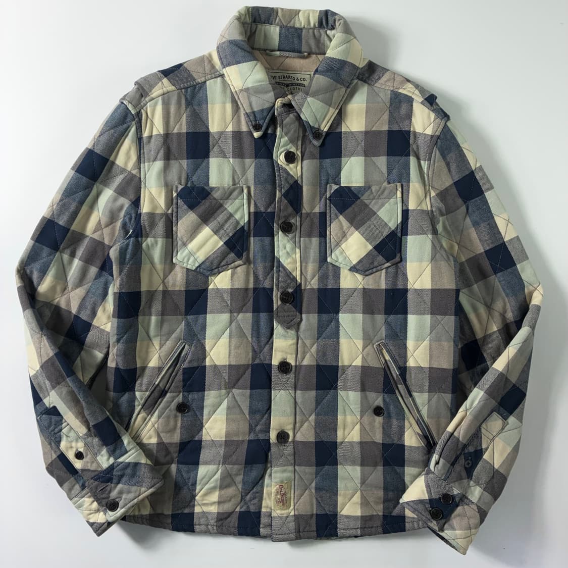 Levi's  리바이스 포켓 퀼팅 체크 셔츠 자켓  상품이미지2