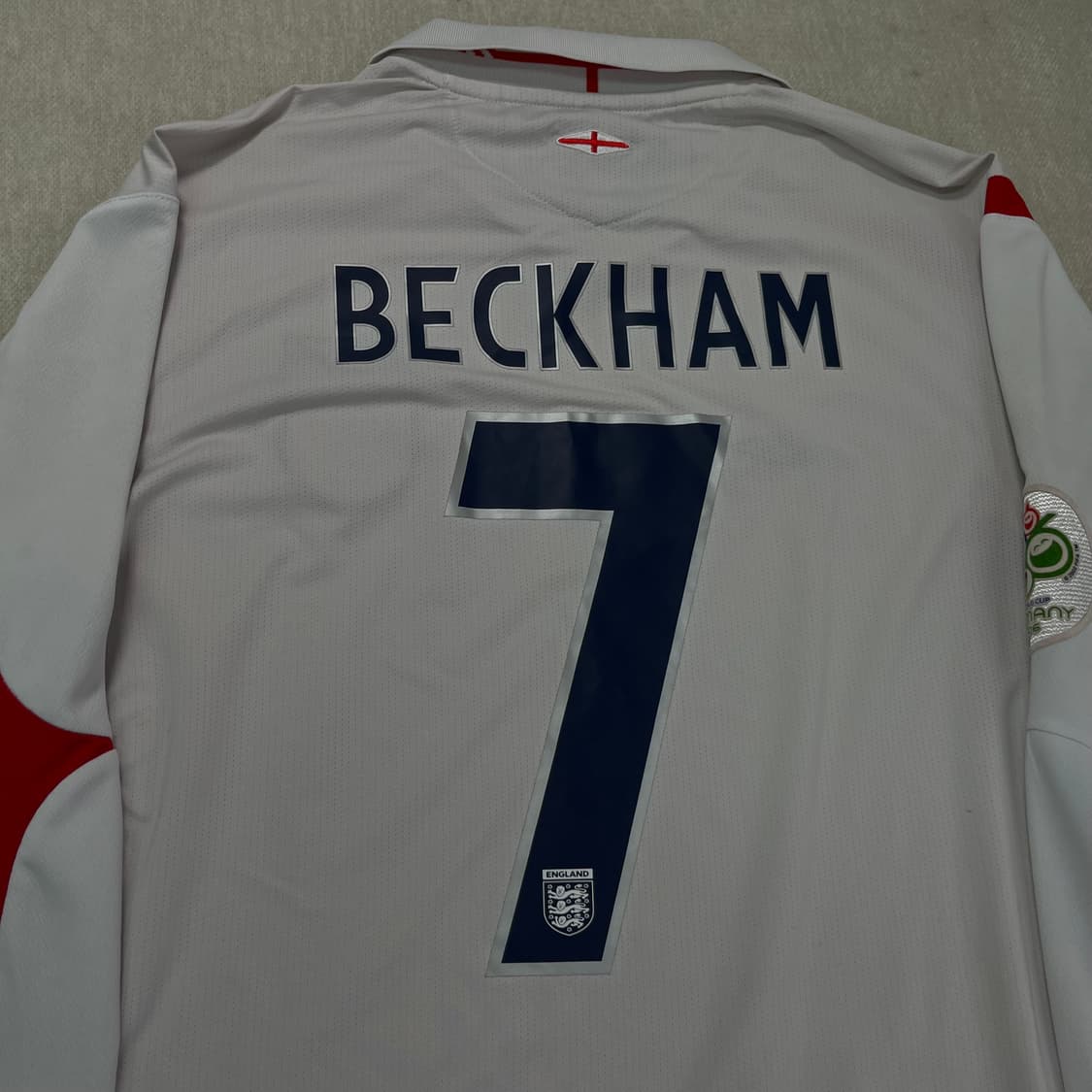 100 엄브로 잉글랜드 베컴 복각 긴팔 유니폼 상품이미지7