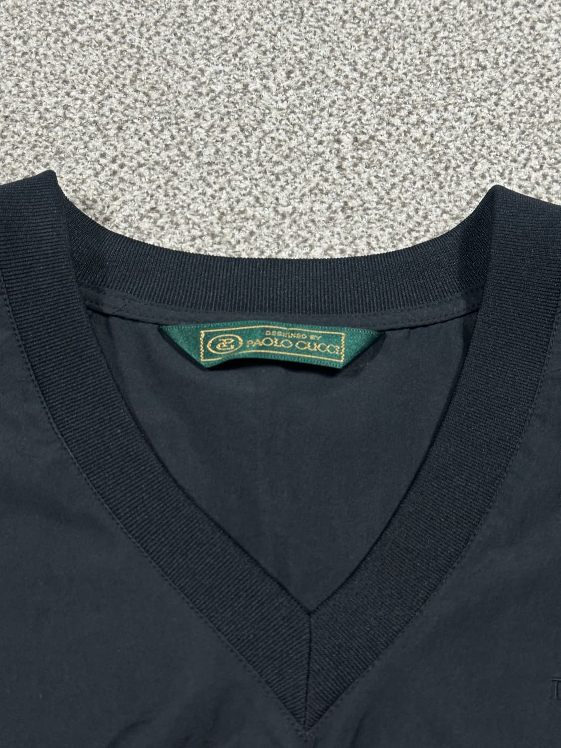 파올로구찌 블랙 풀오버 웜업 상품이미지3