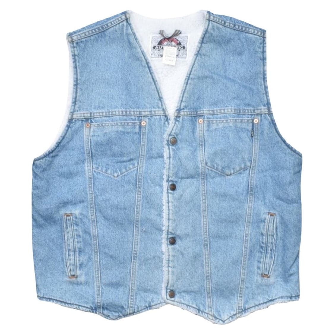 90S 리바이스 쉐르파 데님 베스트 조끼 XL USA N0916 상품이미지1