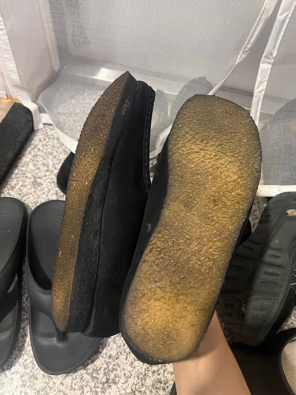 Clarks 클락스 왈라비 블랙 270-275 상품이미지5