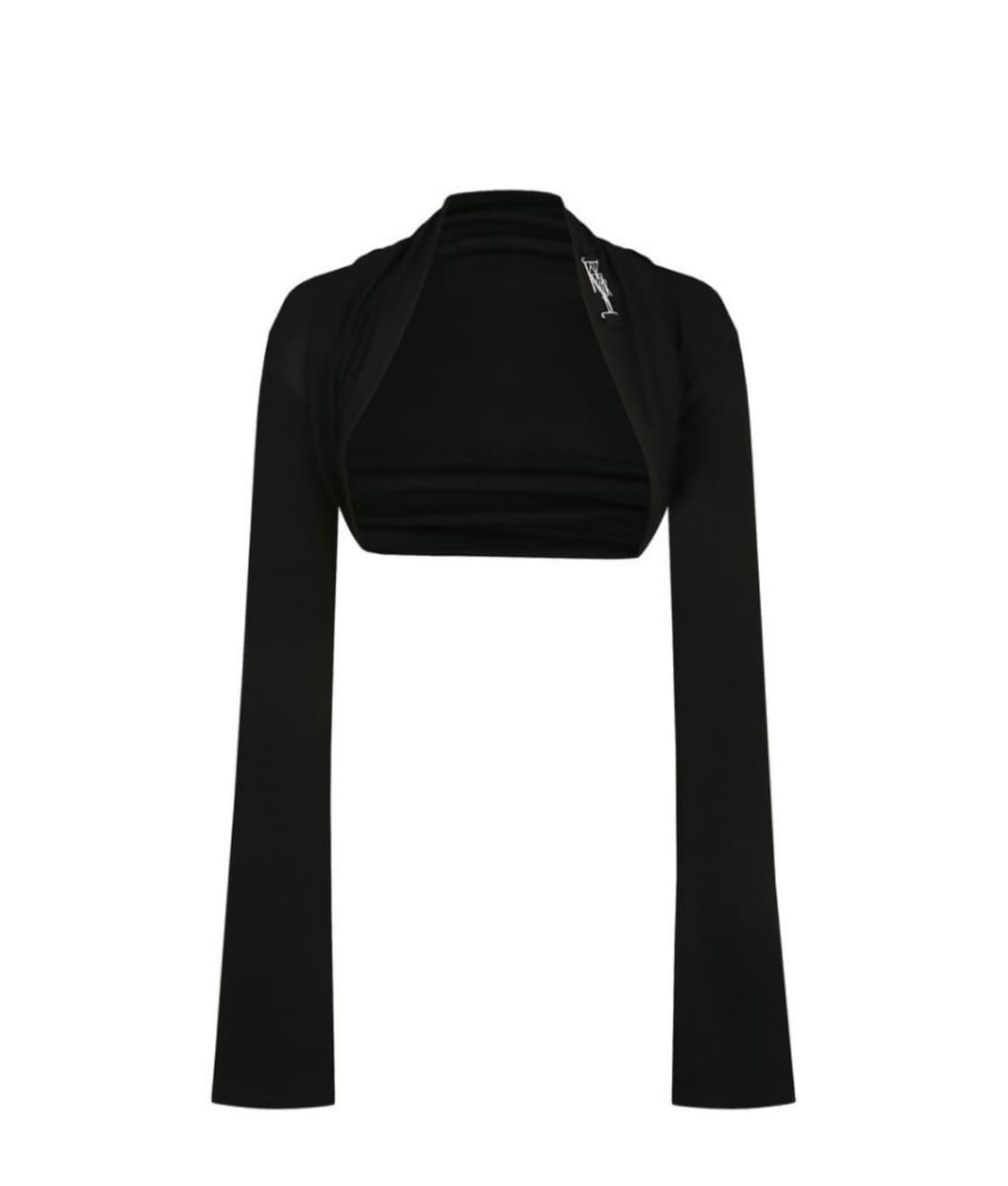 Kashiko Comfy: Bolero Cardigan Black 상품이미지1