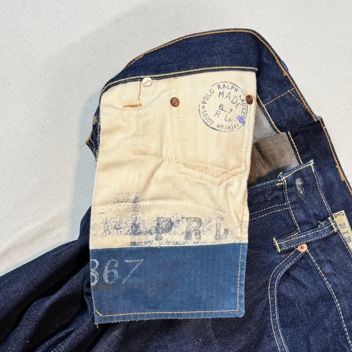 32inch) 폴로 랄프로렌 클래식 807 스트레이트 데님 청바지 상품이미지8