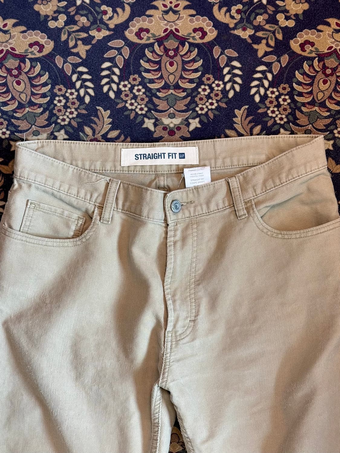 올드 갭 베이지 데님팬츠 스트레이트 레그 상품이미지2