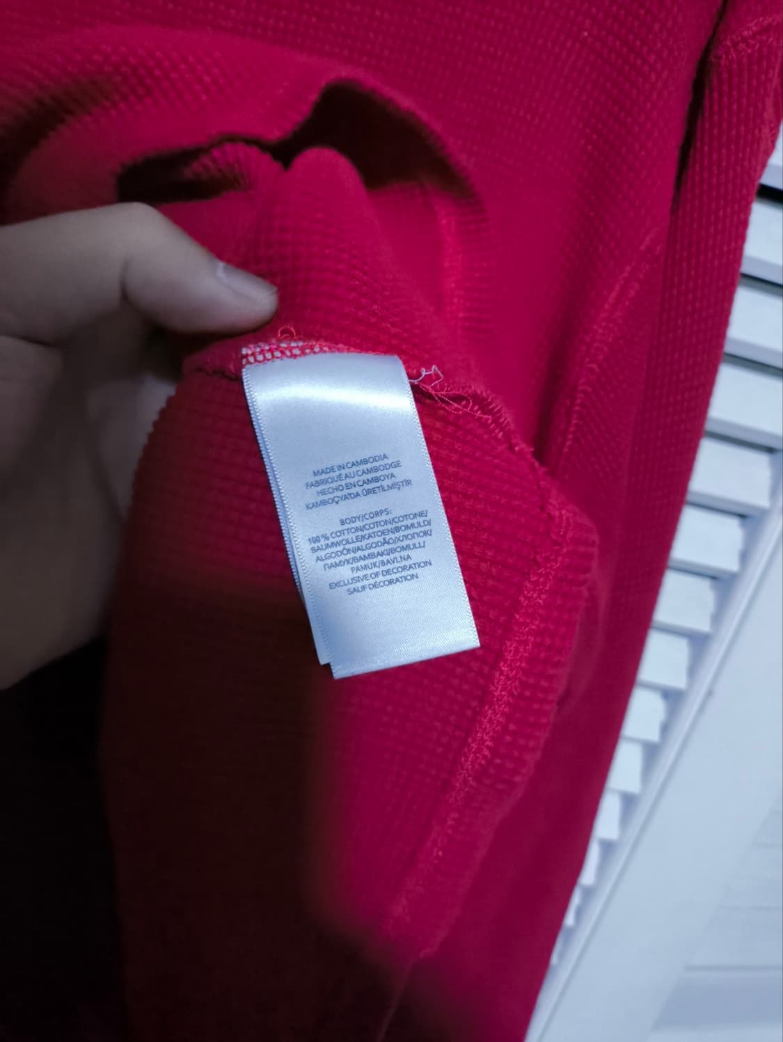 XL 폴로랄프로렌 와플 니트 레드 상품이미지3