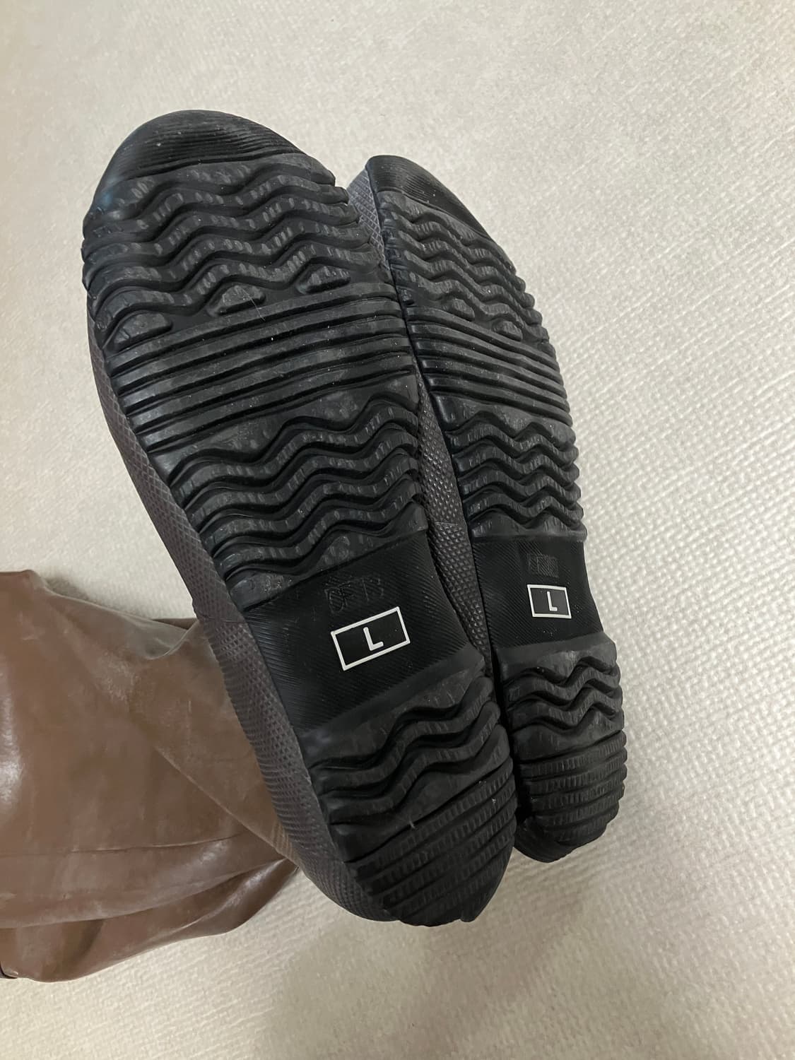 wbsj 노토리 레인부츠 정원화 브라운 L 245-250 상품이미지7
