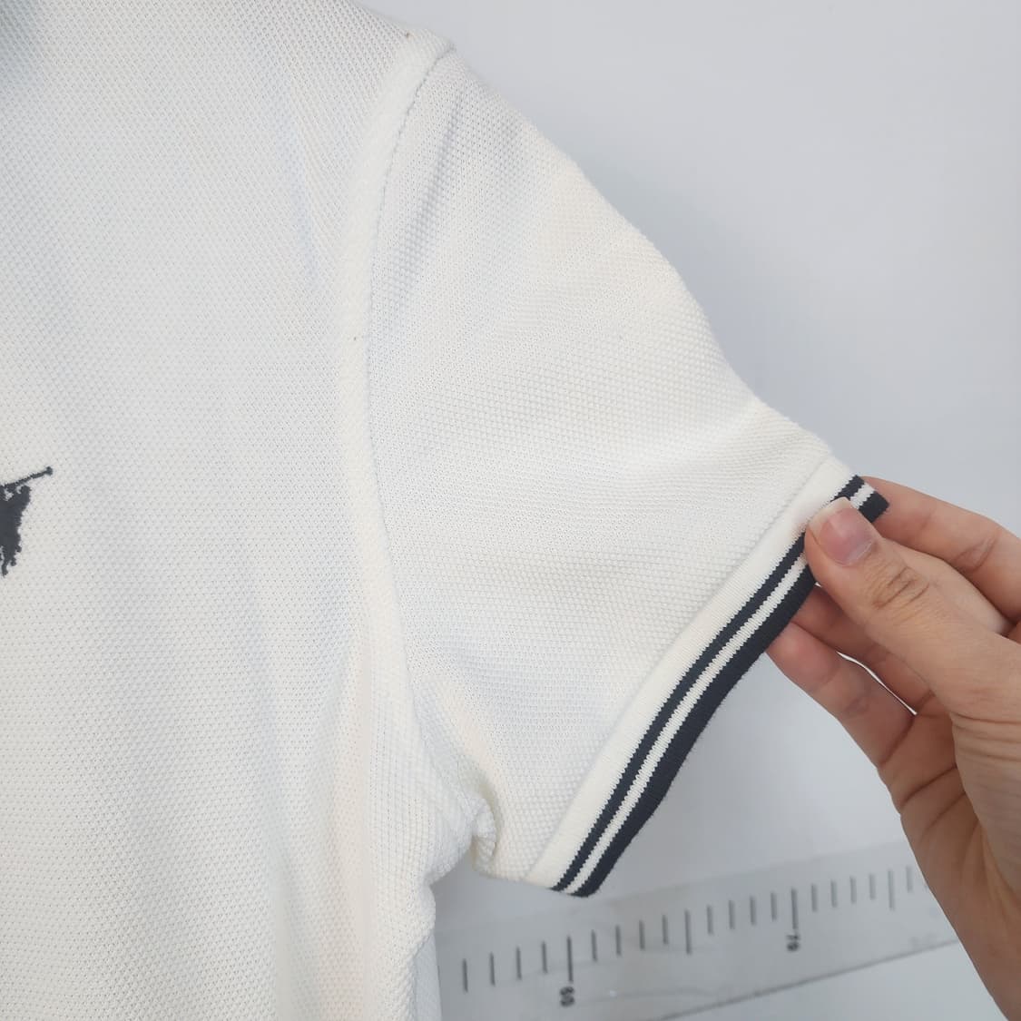 폴로 스포츠 흰색 카라 원피스 상품이미지4