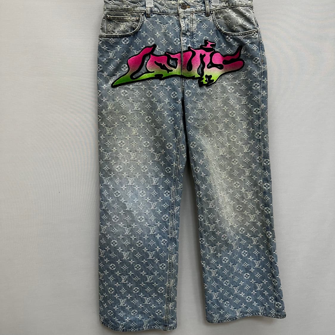 루이비통 그래피티 모노그램 버기 데님 팬츠 (32 33)  상품이미지2